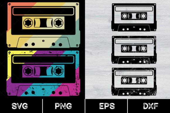 Download Cassette Tapes, Retro Music, Vintage 80s - Retro music Collection
