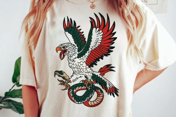 Download Eagle VS Snake Tattoo Style Art Png - Style art Collection